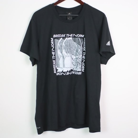 ADIDAS Mens Break The Norm Brotherhood Basketball T-Shirt 2XL - Picture 2 of 5